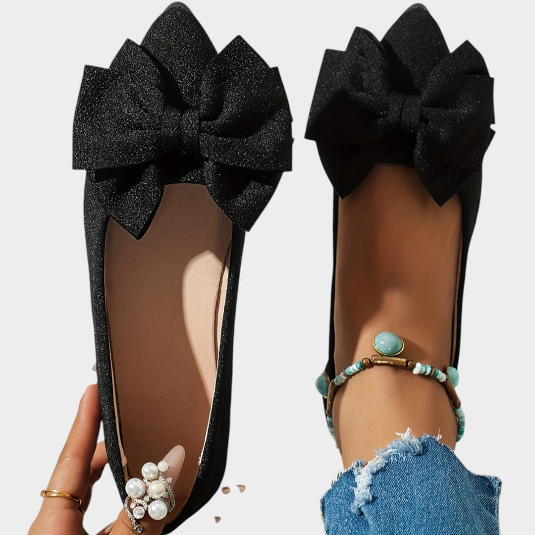 Women’s Ballet Flats Decorative Bow Detail