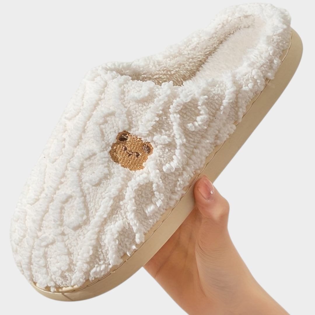Women’s Thermal Slippers Soft Warm Slip-On Home Shoes