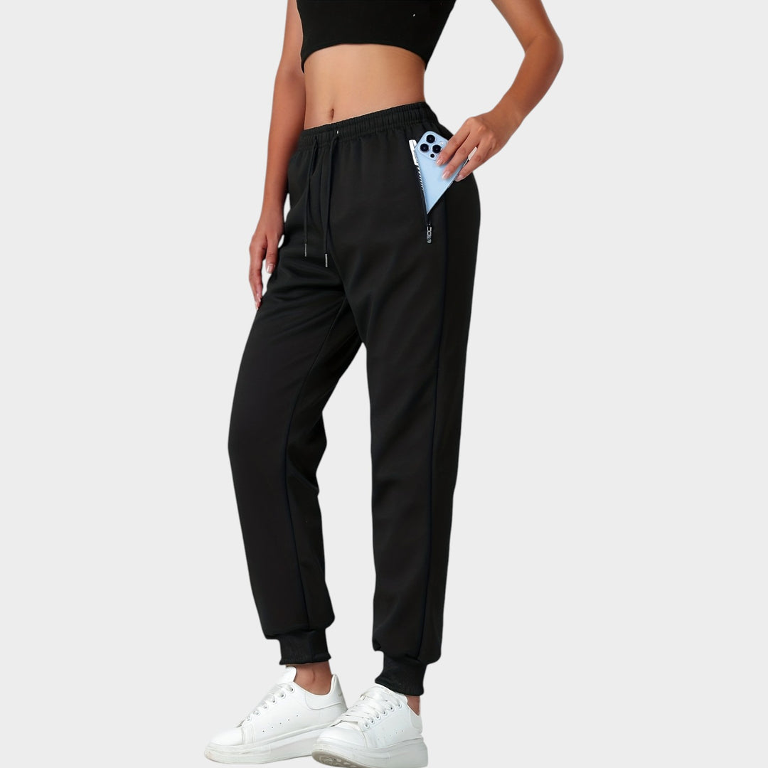 Women’s Thermal Pants Warm Lined Windproof Cuffed Joggers