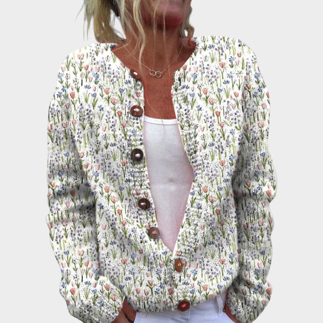 Women’s Floral Cardigan Traditional Vintage Style
