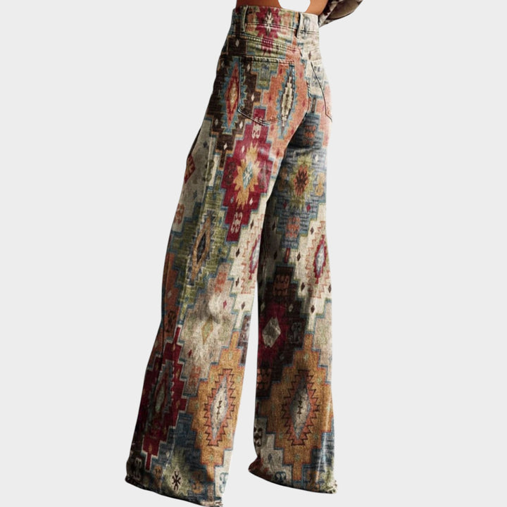 Women’s Vintage Pants Retro Wide Leg Fit