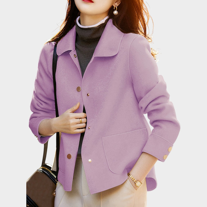 Women’s Blazer Casual Gold Button Front Tailored Fit
