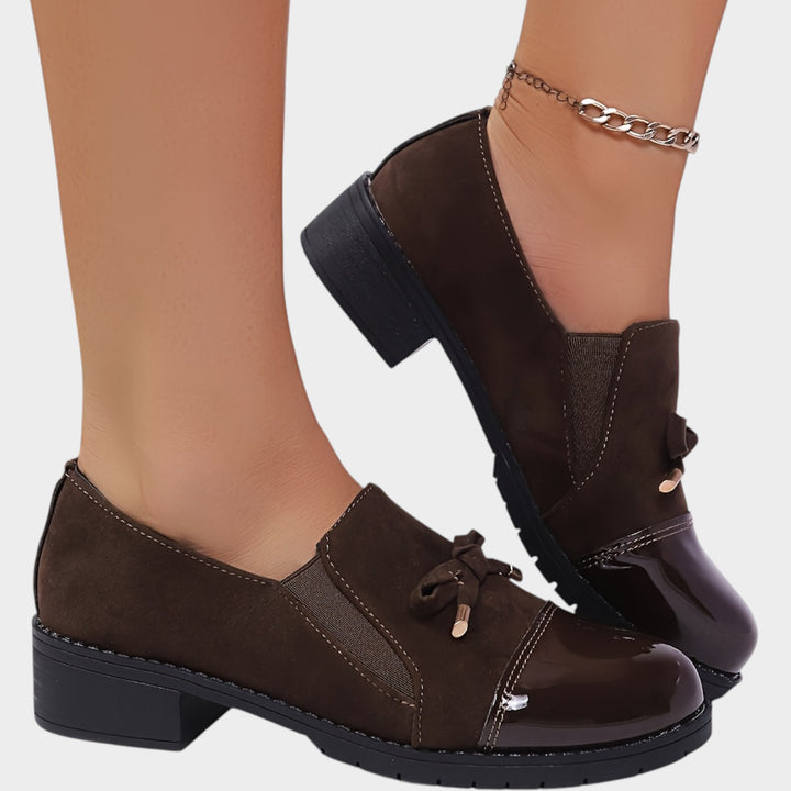 Women’s Platform Loafers Bow Detail Low Heel
