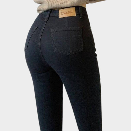High-Waisted Jeans | Stretch Denim