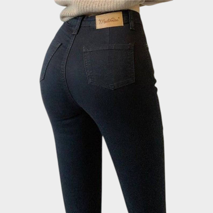 High-Waisted Jeans | Stretch Denim