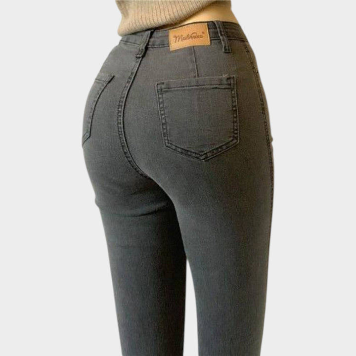 High-Waisted Jeans | Stretch Denim