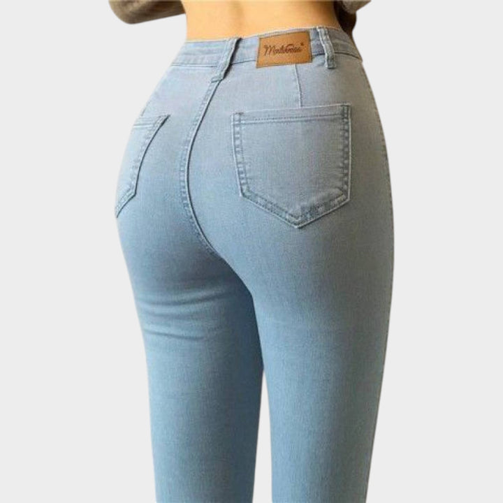 High-Waisted Jeans | Stretch Denim