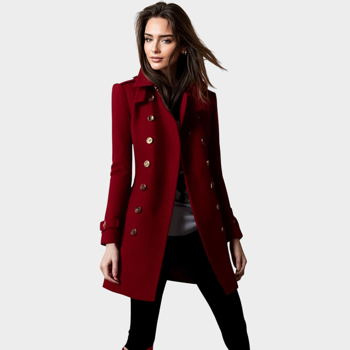 Women’s Double Breasted Coat Casual Versatile Style