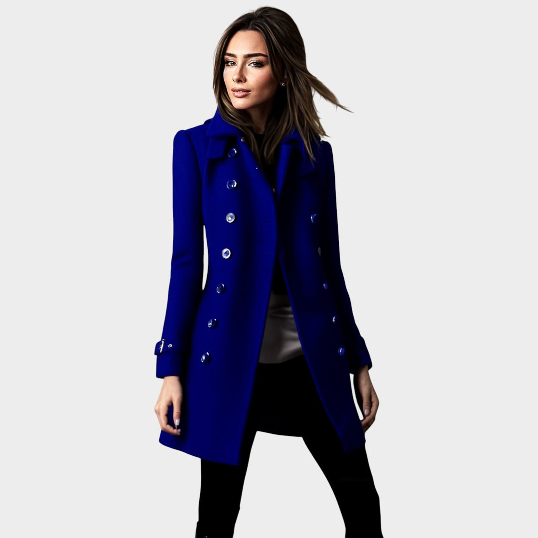 Women’s Double Breasted Coat Casual Versatile Style