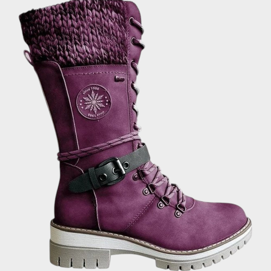Women’s Knee High Winter Boots Waterproof Slip Resistant