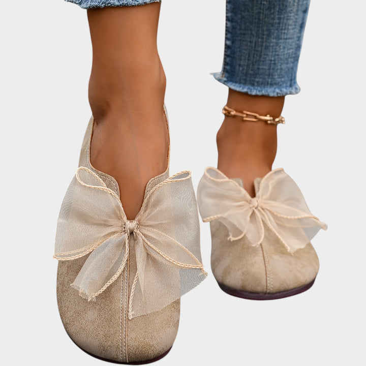 Women’s Ballet Flats Butterfly Floral Detail