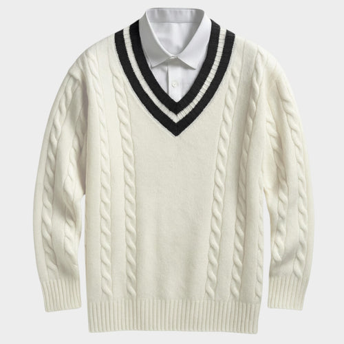 Wool V-Neck Sweater