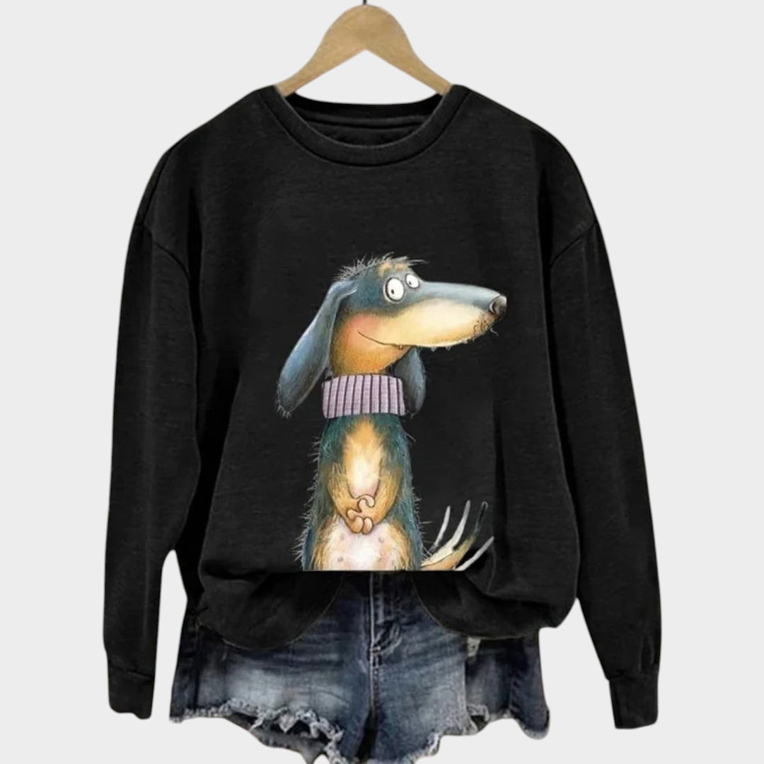 Women’s Crew Neck Sweater Long Sleeve Casual Pullover