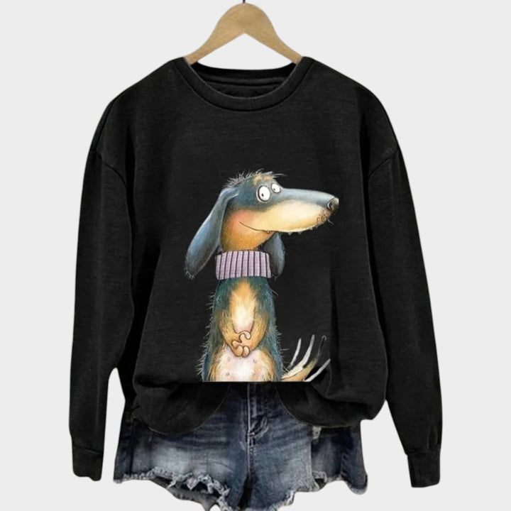 Women’s Crew Neck Sweater Long Sleeve Casual Pullover