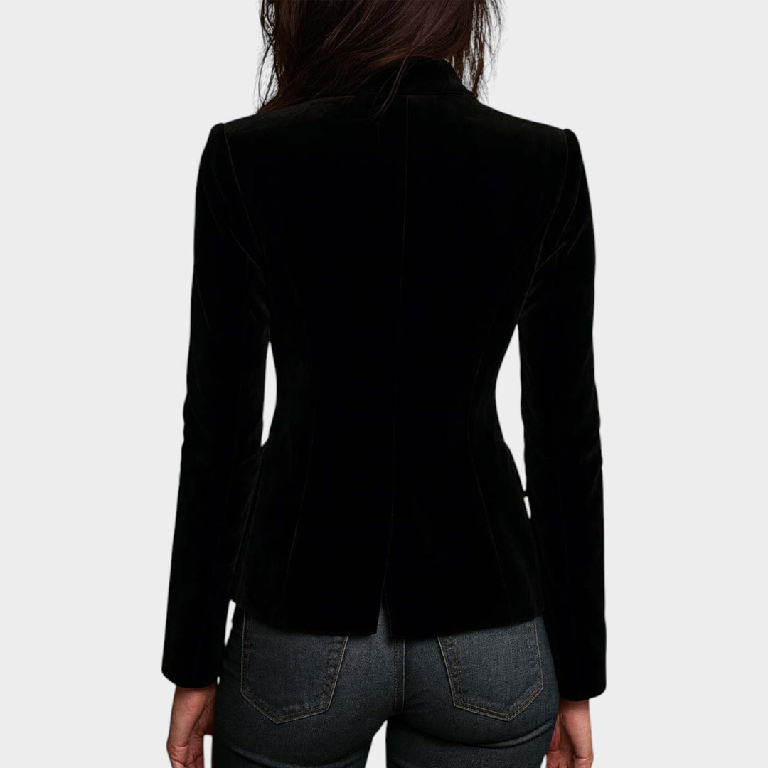 Women’s Embroidered Blazer Multicolor Floral Print Jacket