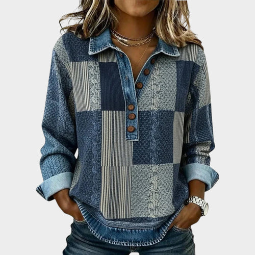 Women’s Colorblock Sweatshirt Graphic Print Pullover
