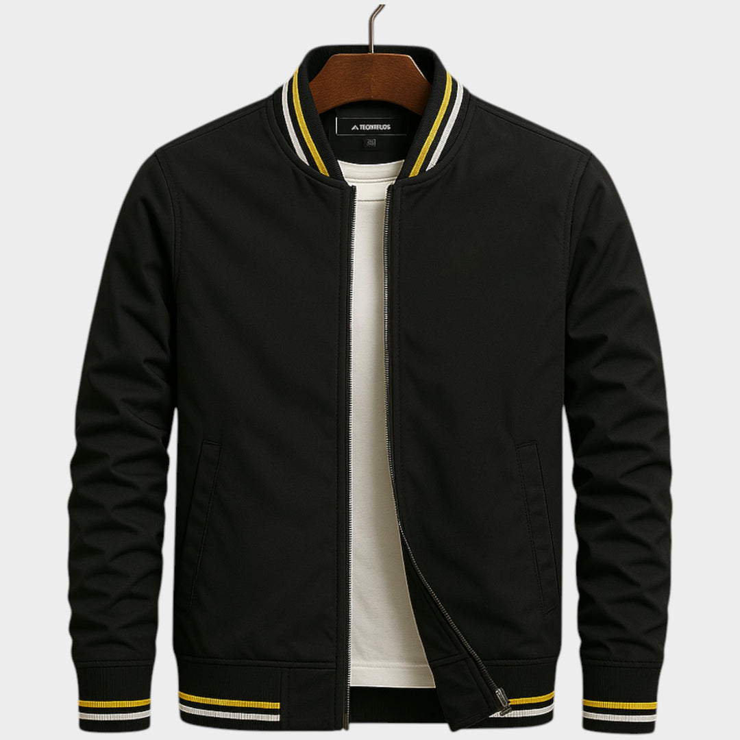 Ribbed Collar | Classic Bomber Jacket