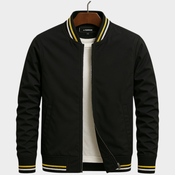 Ribbed Collar | Classic Bomber Jacket