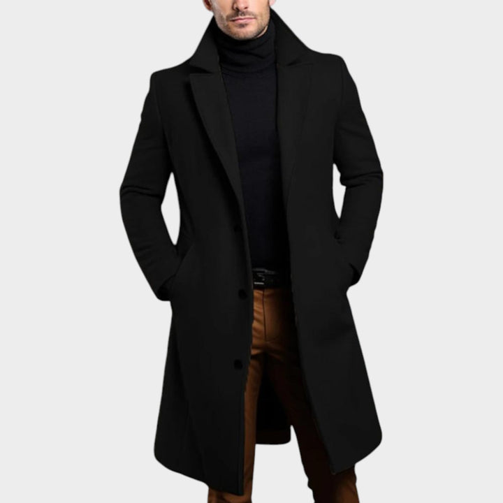 Long Casual Trench | Woolen Coat