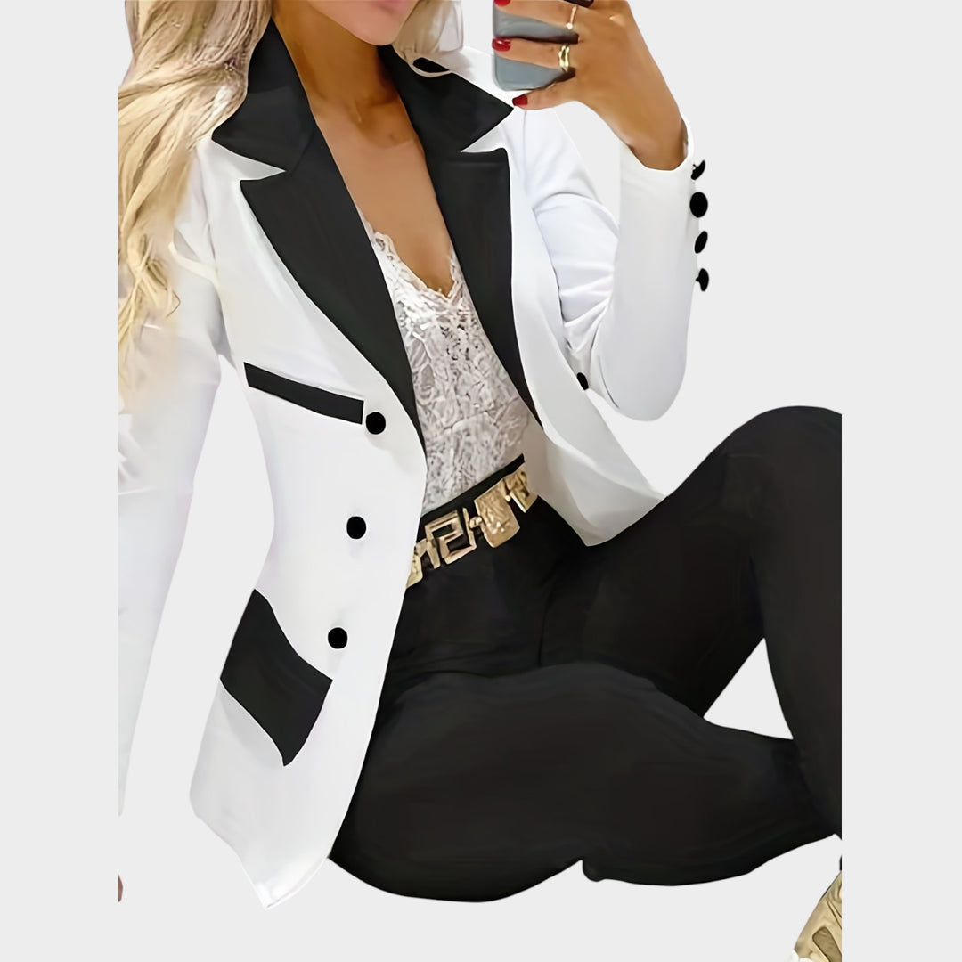 Women’s Suit Set 2 Piece Office Blazer Pants