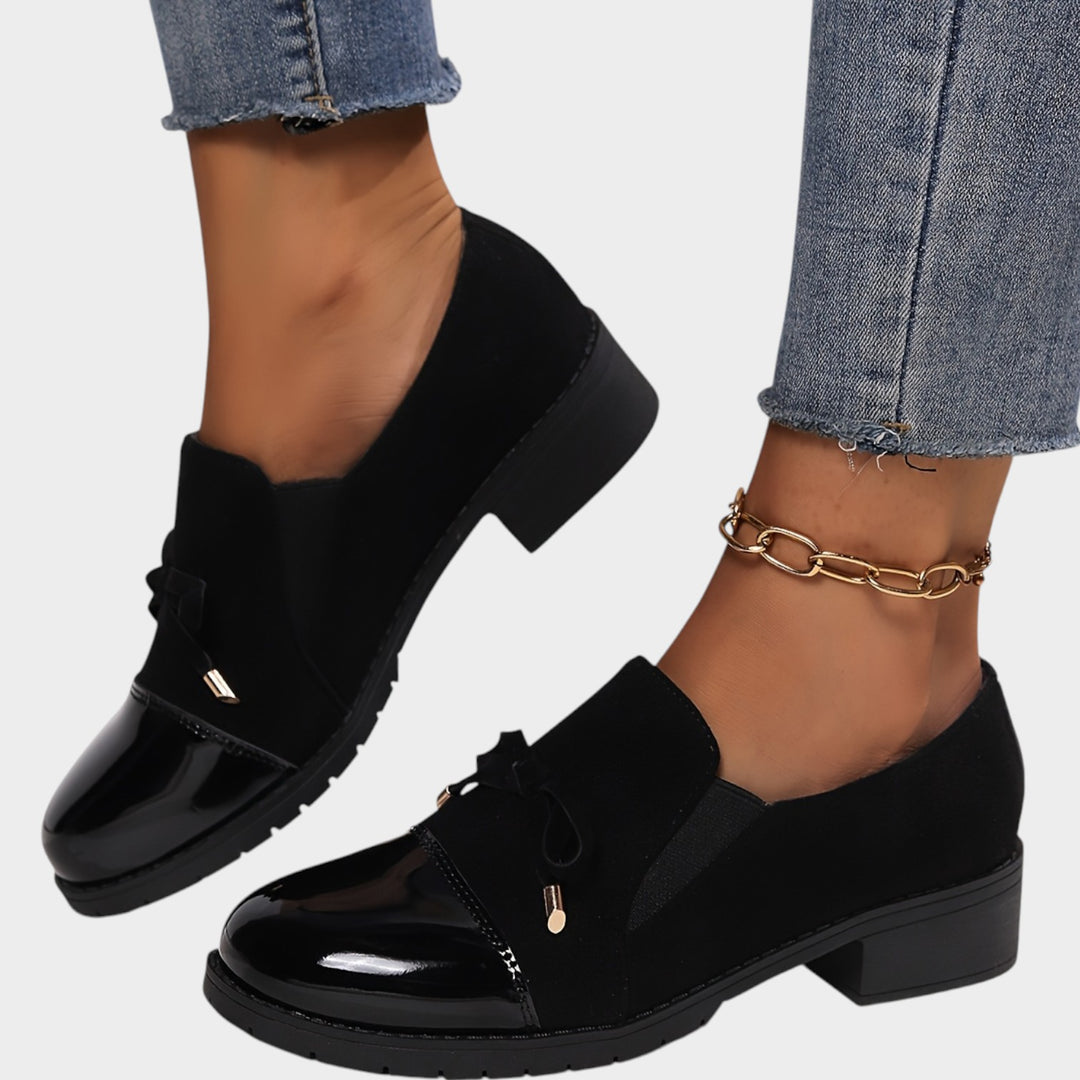 Women’s Platform Loafers Bow Detail Low Heel