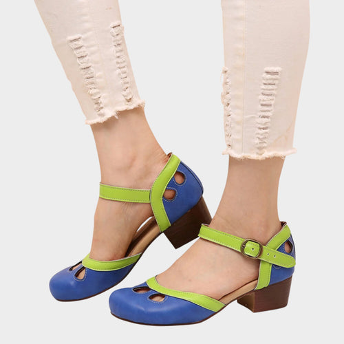 Women's Mary Jane Heels | Vintage Ankle Strap Block Heel Dress Shoes