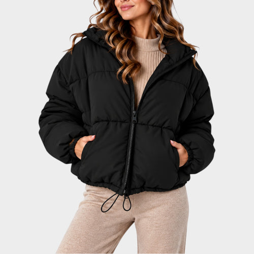 Women's Padded Jacket Oversized Fit Stand Collar