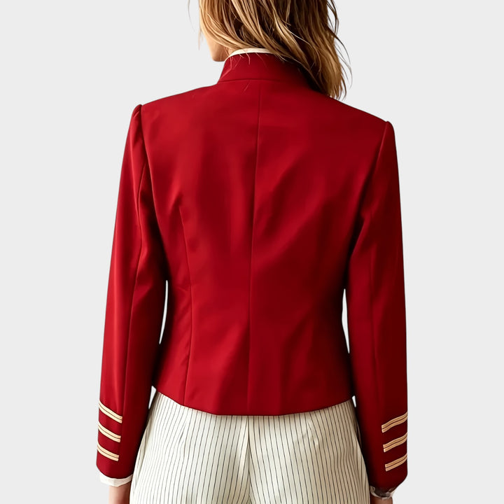 Women’s Blazer Casual Military Style Gold Buttons