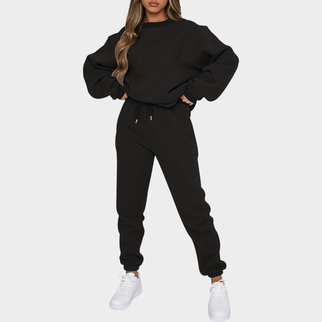 Women’s Matching Set Casual Sweatshirt Jogger Pants