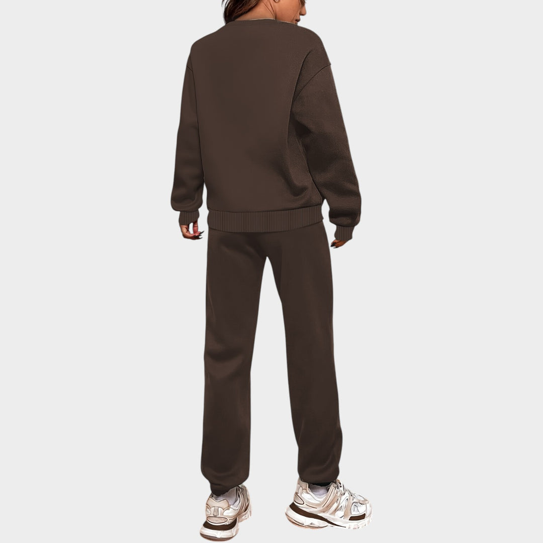 Women’s Matching Set Casual Sweatshirt Jogger Pants