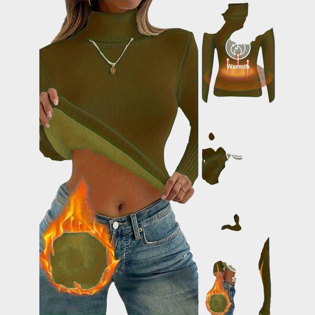 Women’s Thermal Top Warm Lined Slim Fit