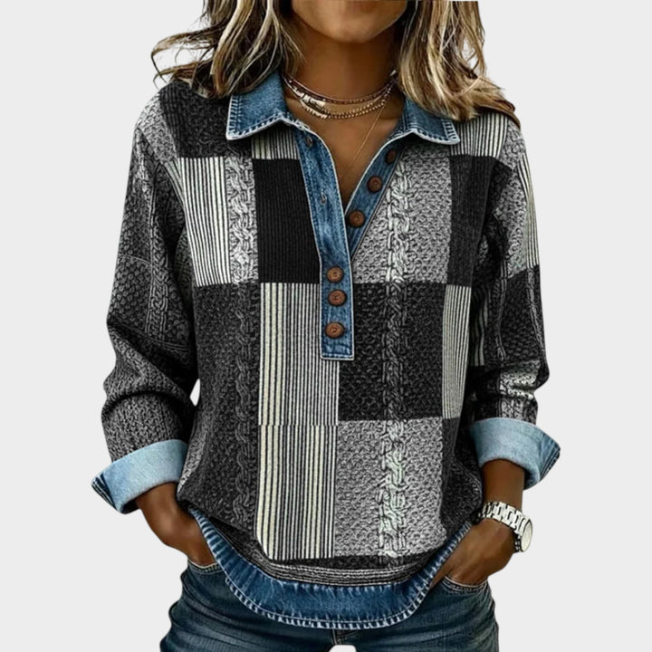 Women’s Colorblock Sweatshirt Graphic Print Pullover