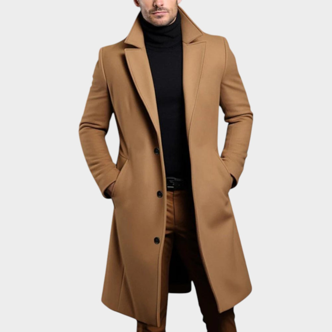 Long Casual Trench | Woolen Coat