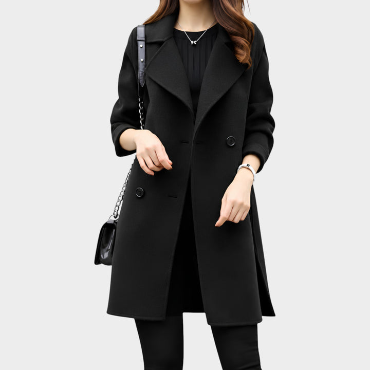 Women’s Longline Coat Timeless Outerwear Design