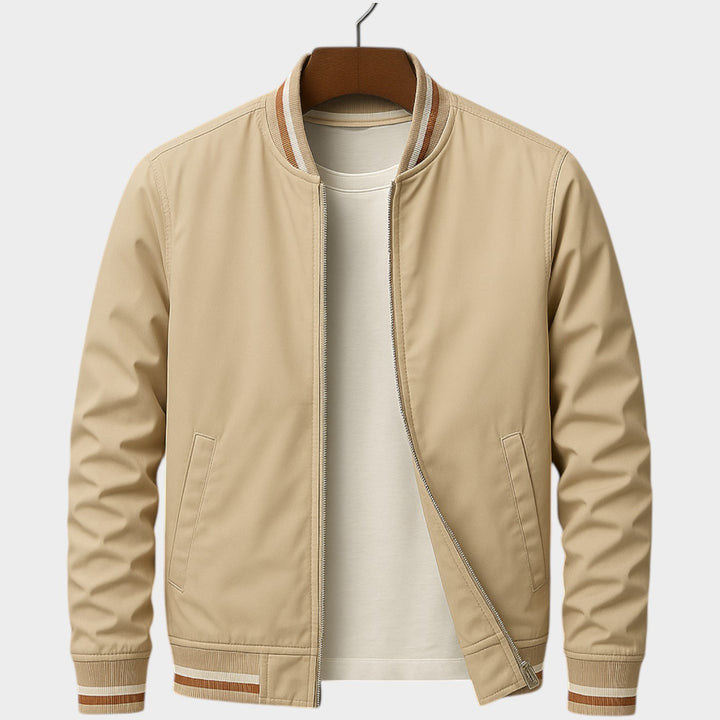 Ribbed Collar | Classic Bomber Jacket