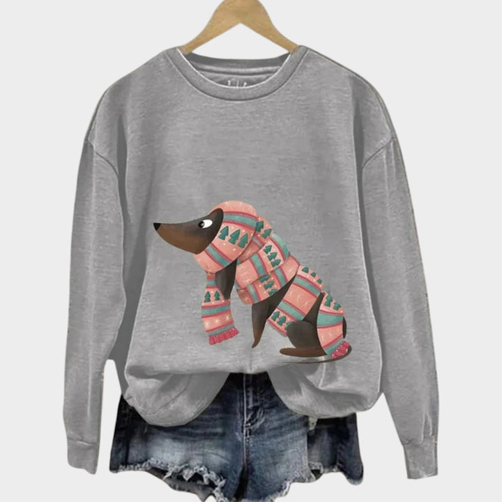 Women’s Crew Neck Sweater Long Sleeve Casual Pullover