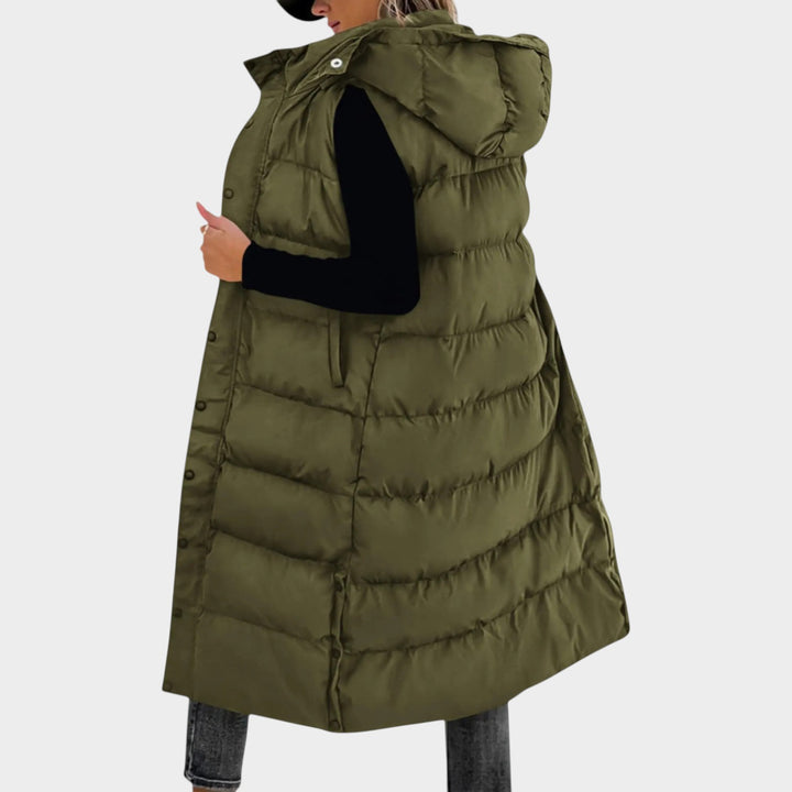 Women’s Puffer Coat Sleeveless Quilted Design