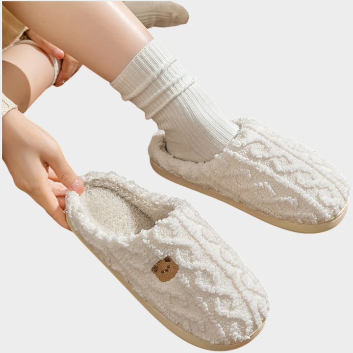 Women’s Thermal Slippers Soft Warm Slip-On Home Shoes