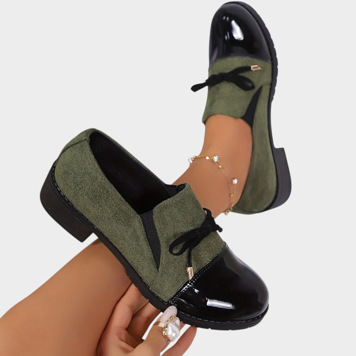 Women’s Platform Loafers Bow Detail Low Heel