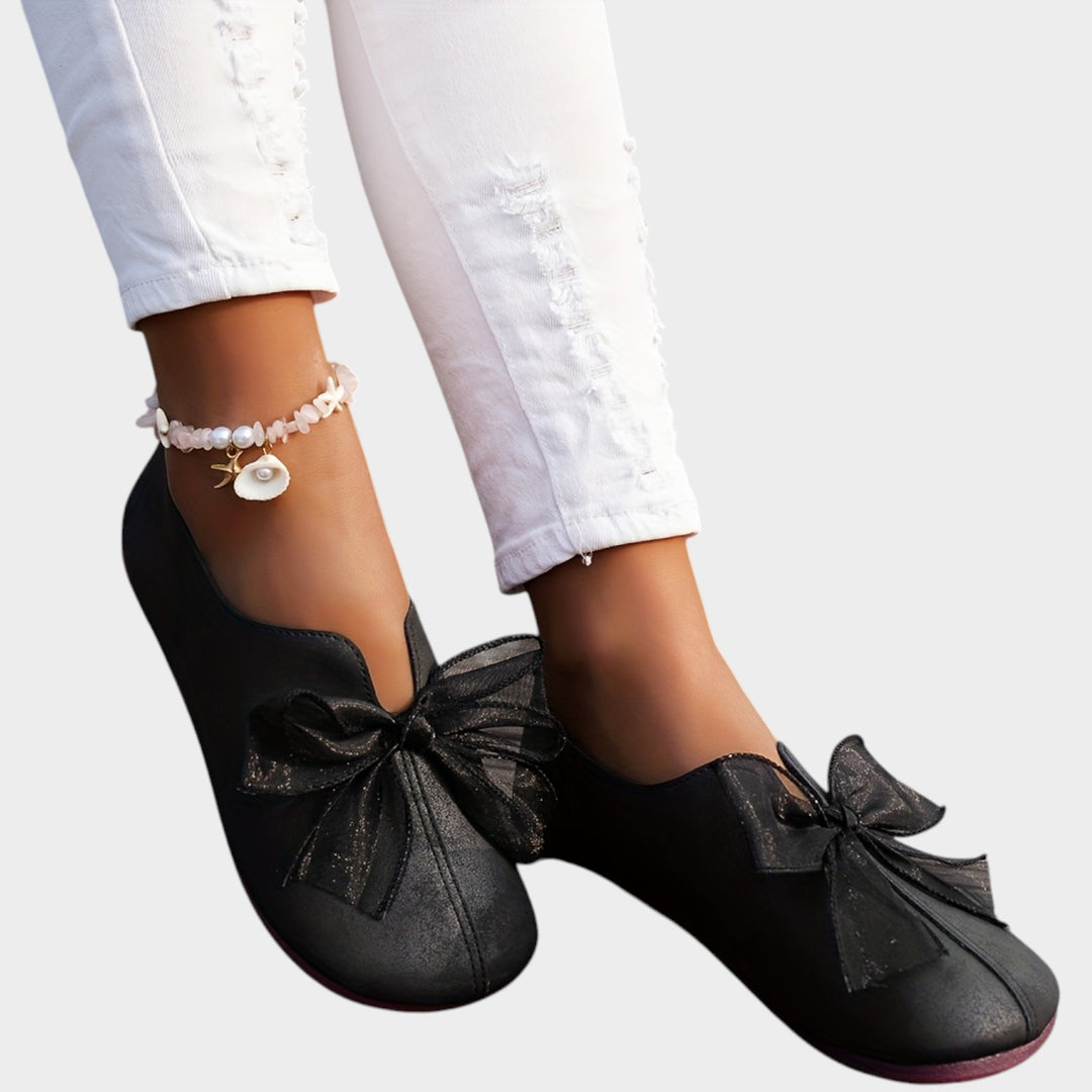 Women’s Ballet Flats Butterfly Floral Detail