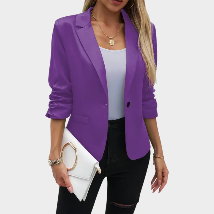 Women’s Blazer Casual Tailored Fit Single Button