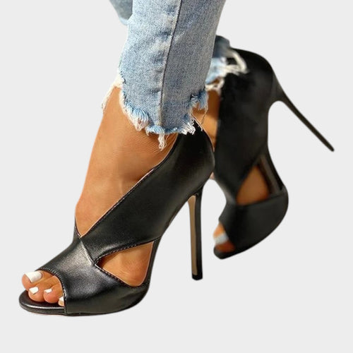 Women's High Heels | Cutout Peep Toe Evening Shoes