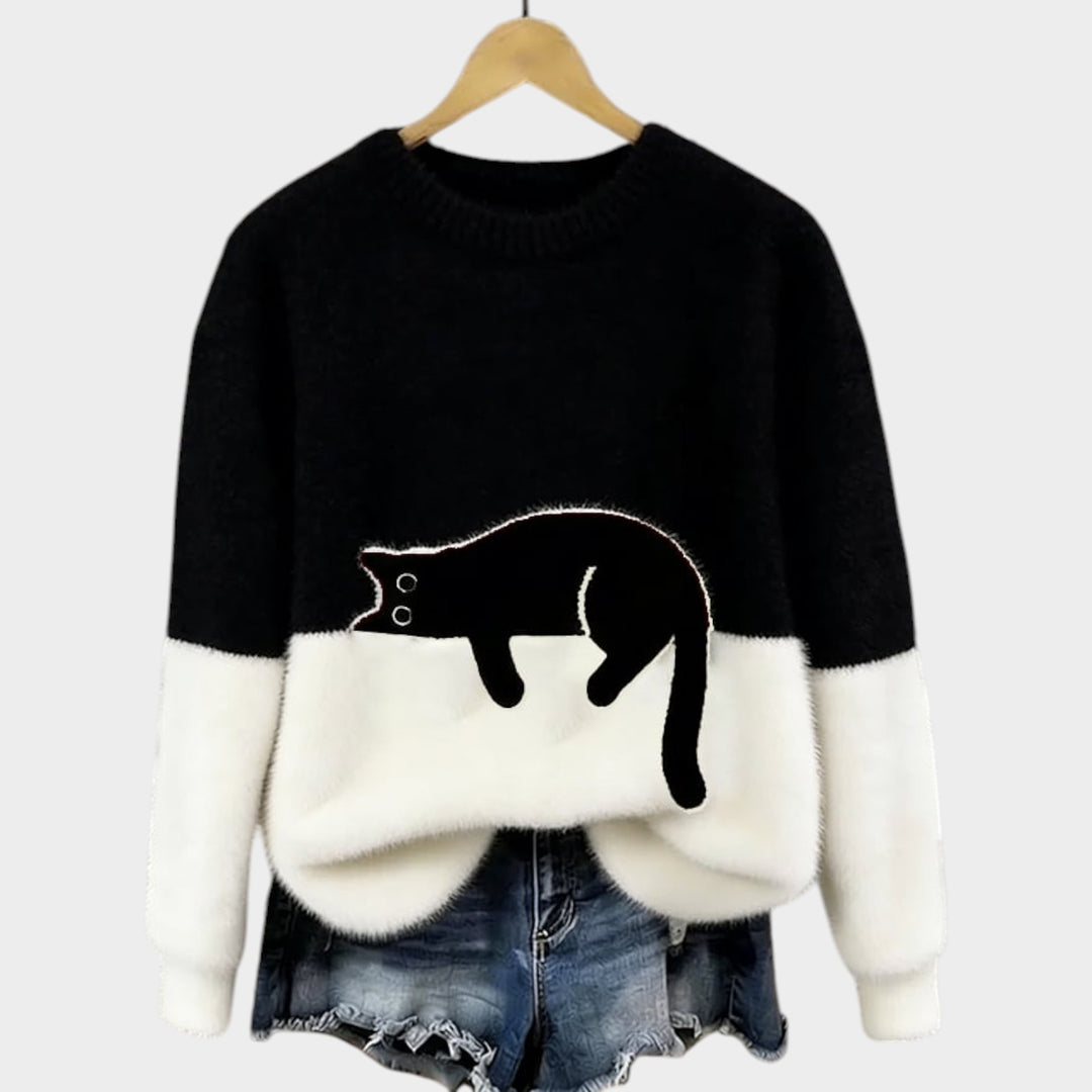 Women’s Knit Sweater Oversized Cozy Relaxed Fit