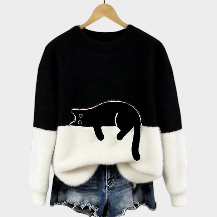 Women’s Knit Sweater Oversized Cozy Relaxed Fit