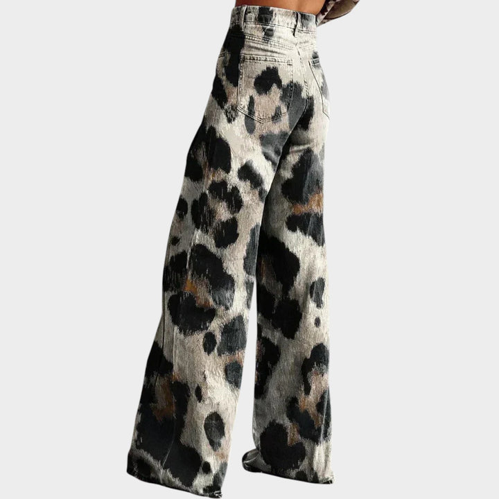 Women’s Bohemian Pants Chic Wide Leg Flowy Fit