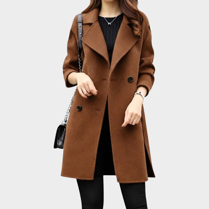 Women’s Longline Coat Timeless Outerwear Design