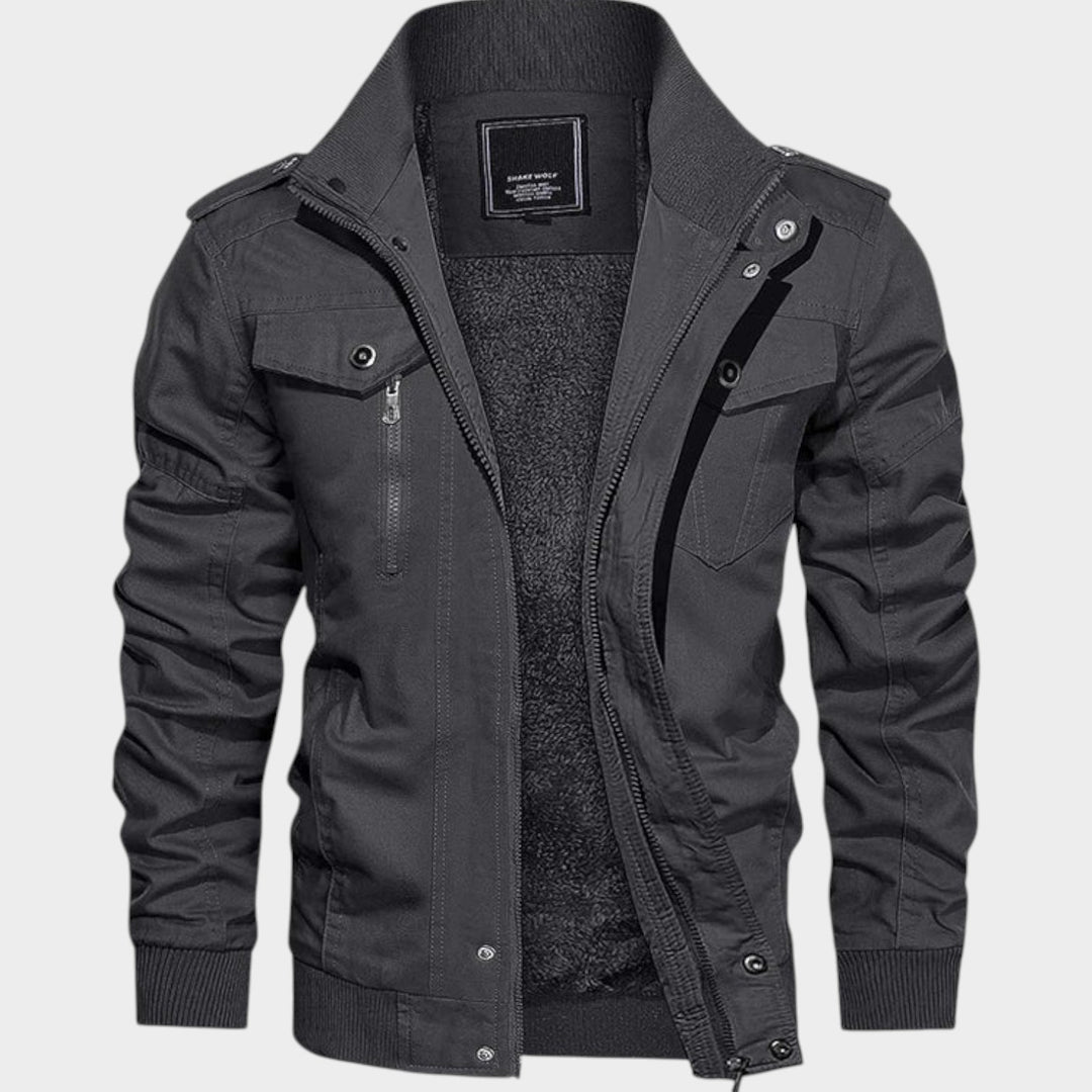 Winter Bomber Jacket | Warm Winter Coat