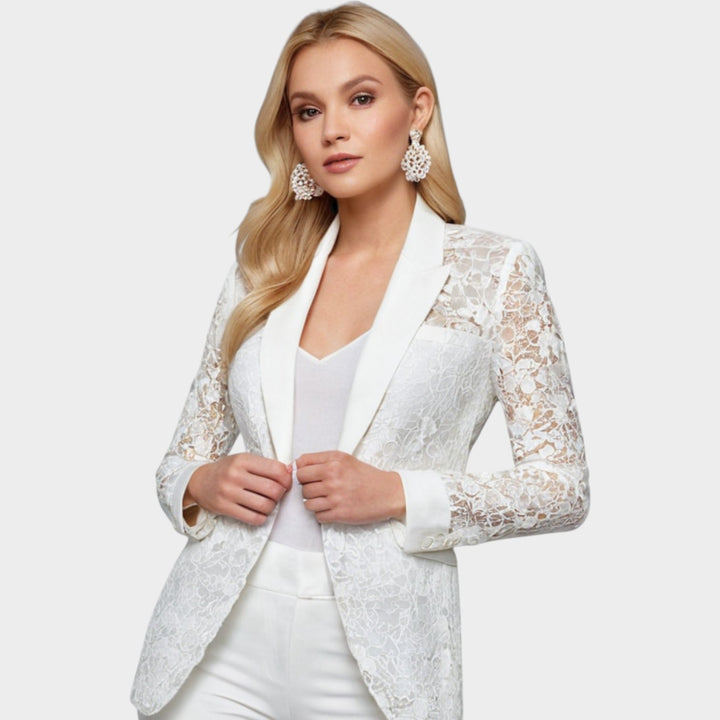 Women’s Blazer Evening Lace Tailored Fit