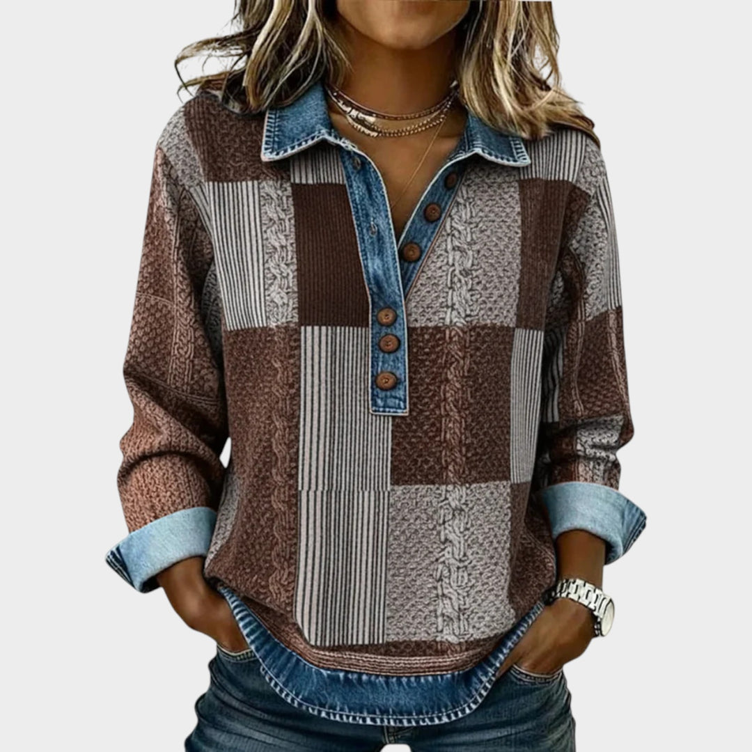 Women’s Colorblock Sweatshirt Graphic Print Pullover