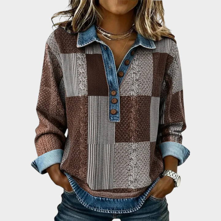 Women’s Colorblock Sweatshirt Graphic Print Pullover